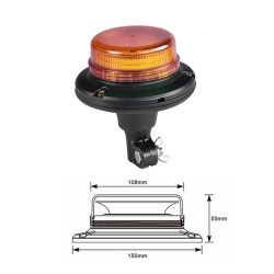 ΦΑΡΟΣ ΧΑΜΗΛΟΥ ΠΡΟΦΙΛ 45 LED ΜΕ ΕΥΚΑΜΠΤΗ ΒΑΣΗ 12-24V AgroEquip