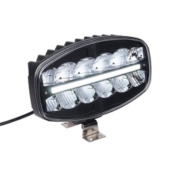 ΠΡΟΒΟΛΕΑΣ LED ΕΡΓΑΣΙΑΣ ΑΥΤΟΚΙΝΗΤΟΥ, OFFROAD ΟΒΑΛ 72W 12 LED 4 ΛΕΙΤΟΥΡΓΙΕΣ AgroEquip