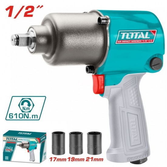TOTAL ΑΕΡΟΚΛΕΙΔΟ 1/2" - 610Nm (TAT40122) ΕΡΓΑΛΕΙΑ ΑΕΡΟΣ