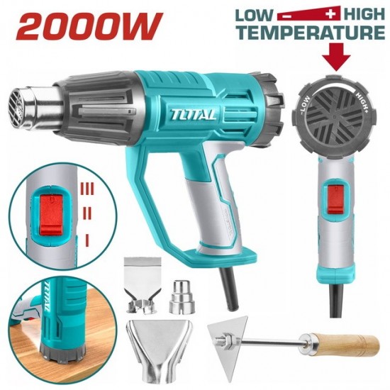 TOTAL ΕΠΑΓΓ. ΠΙΣΤΟΛΙ ΘΕΡΜΟΥ ΑΕΡΑ 2.000W (TB20045) ΔΙΑΦΟΡΑ TOTAL ΕΠΑΓΓ. ΠΙΣΤΟΛΙ ΘΕΡΜΟΥ ΑΕΡΑ 2.000W (TB20045) ΔΙΑΦΟΡΑ