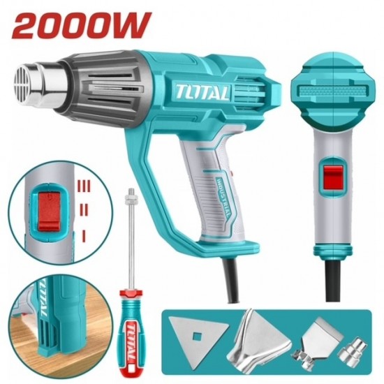 TOTAL ΕΠΑΓΓ. ΠΙΣΤΟΛΙ ΘΕΡΜΟΥ ΑΕΡΑ 2.000W (TB20078) 