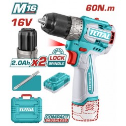 TOTAL ΕΠΑΓΓ. ΔΡΑΠ/ΒΙΔΟ ΜΠΑΤ. Li-ion 16V / 2Ah / 60Nm / 2 ΜΠΑΤ (TDLI16682) TOTAL ΕΠΑΓΓ. ΔΡΑΠ/ΒΙΔΟ ΜΠΑΤ. Li-ion 16V / 2Ah / 60Nm / 2 ΜΠΑΤ (TDLI16682)