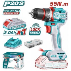 TOTAL ΕΠΑΓΓ. ΔΡΑΠ/ΒΙΔΟ ΜΠΑΤ. Li-ion 20V / 2Ah / 55Nm / 1 ΜΠΑΤ BL Motor (TDLI205582E) TOTAL ΕΠΑΓΓ. ΔΡΑΠ/ΒΙΔΟ ΜΠΑΤ. Li-ion 20V / 2Ah / 55Nm / 1 ΜΠΑΤ BL Motor (TDLI205582E)