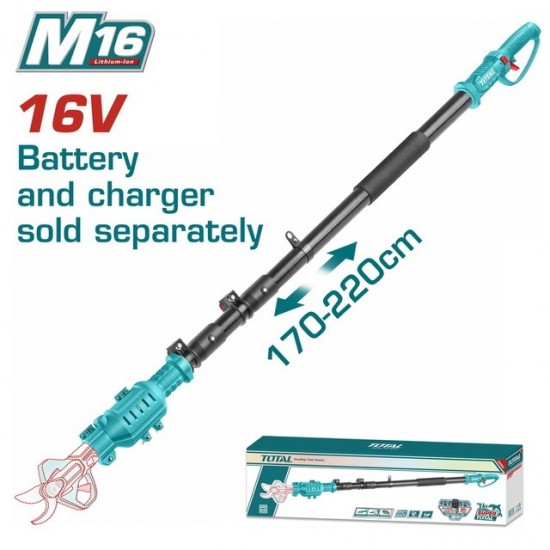 TOTAL ΕΠΑΓΓ. ΠΡΟΕΚΤΑΣΗ ΜΠΑΤ. Li-ion 16V ΓΙΑ ΨΑΛΙΔΙ ΚΛΑΔΕΜΑΤΟΣ TSSLI162582E (TERLI1658) ΨΑΛΙΔΕΣ ΚΛΑΔΕΜΑΤΟΣ