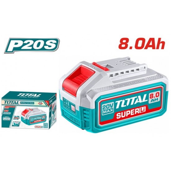 TOTAL ΕΠΑΓΓ. ΜΠΑΤΑΡΙΑ Li-ion 20V / 8Ah (TFBLI2108) ΜΠΑΤΑΡΙΕΣ-ΦΟΡΤΙΣΤΕΣ