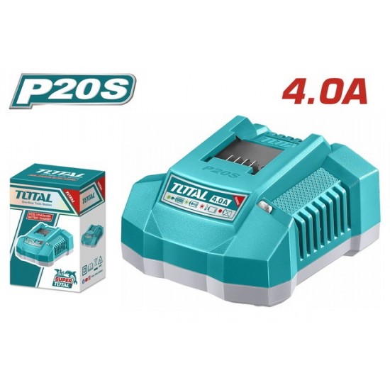 TOTAL ΕΠΑΓΓ. ΤΑΧΥΦΟΡΤΙΣΤΗΣ 4A ΓΙΑ ΜΠΑΤΑΡΙΕΣ Li-ion 20V (TFCLI20411E) ΜΠΑΤΑΡΙΕΣ-ΦΟΡΤΙΣΤΕΣ TOTAL ΕΠΑΓΓ. ΤΑΧΥΦΟΡΤΙΣΤΗΣ 4A ΓΙΑ ΜΠΑΤΑΡΙΕΣ Li-ion 20V (TFCLI20411E) ΜΠΑΤΑΡΙΕΣ-ΦΟΡΤΙΣΤΕΣ