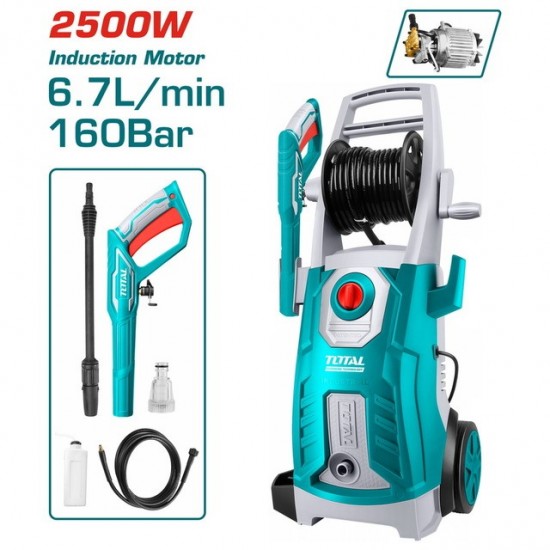 TOTAL ΕΠΑΓΓ. ΠΛΥΣΤΙΚΟ ΝΕΡΟΥ 2.500W / 160 Bar / Induction Motor (TGT11246) ΠΛΥΣΤΙΚΑ