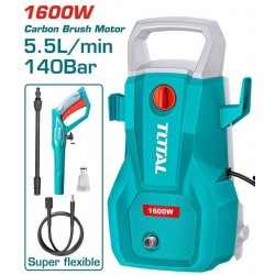 TOTAL ΠΛΥΣΤΙΚΟ ΝΕΡΟΥ 1.600W / 140 Bar / Brush motor (TGT11336) TOTAL ΠΛΥΣΤΙΚΟ ΝΕΡΟΥ 1.600W / 140 Bar / Brush motor (TGT11336)