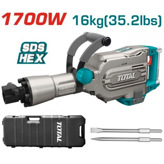 TOTAL ΕΠΑΓΓ. ΣΚΑΠΤΙΚΟ - ΚΑΤΕΔΑΦ. SDS-HEX 1.700W (TH215456) ΔΡΑΠΑΝΑ