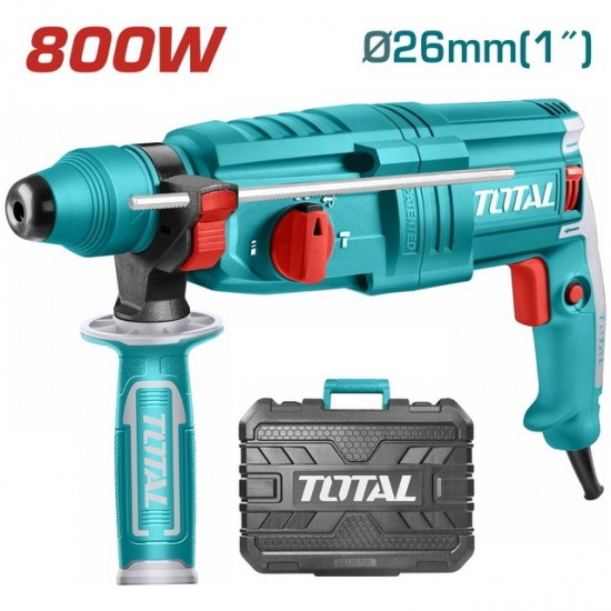 TOTAL ΠΙΣΤΟΛΕΤΟ ΠΕΡΙΣΤΡ. - ΣΚΑΠΤΙΚΟ SDS-PLUS 800W (TH308268) 