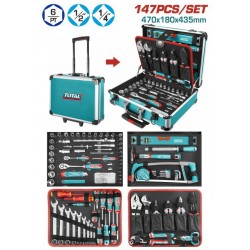 TOTAL ΕΠΑΓΓ. ΤΡΟΧΗΛΑΤΗ ΒΑΛΙΤΣΑ ΑΛΟΥΜ. ΜΕ 147 ΤΕΜ ΕΡΓΑΛΕΙΑ (THKTHP21476) TOTAL ΕΠΑΓΓ. ΤΡΟΧΗΛΑΤΗ ΒΑΛΙΤΣΑ ΑΛΟΥΜ. ΜΕ 147 ΤΕΜ ΕΡΓΑΛΕΙΑ (THKTHP21476)