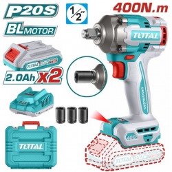 TOTAL ΕΠΑΓΓ. ΜΠΟΥΛΟΝΟΚΛΕΙΔΟ ΜΠΑΤ. Li-ion 20V / 2Ah / 400Nm / 2 ΜΠΑΤΑΡΙΕΣ (TIWLI2040E) TOTAL ΕΠΑΓΓ. ΜΠΟΥΛΟΝΟΚΛΕΙΔΟ ΜΠΑΤ. Li-ion 20V / 2Ah / 400Nm / 2 ΜΠΑΤΑΡΙΕΣ (TIWLI2040E)