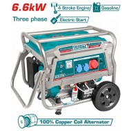 TOTAL ΗΛΕΚΤΡΟΓΕΝΝΗΤΡΙΑ ΒΕΝΖΙΝΗΣ 6.600W ΤΡΙΦΑΣΙΚΗ (TP175006ET) TOTAL ΗΛΕΚΤΡΟΓΕΝΝΗΤΡΙΑ ΒΕΝΖΙΝΗΣ 6.600W ΤΡΙΦΑΣΙΚΗ (TP175006ET)