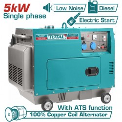 TOTAL ΓΕΝΝΗΤΡΙΑ DIESEL ΜΟΝΟΦΑΣΙΚΗ ΚΛΕΙΣΤΟΥ ΤΥΠΟΥ 5.000W ΜΕ ΑΥΤΟΜ. ΜΕΤΑΓΩΓΙΚΟ ΠΙΝΑΚΑ ATS (TP250001-1) TOTAL ΓΕΝΝΗΤΡΙΑ DIESEL ΜΟΝΟΦΑΣΙΚΗ ΚΛΕΙΣΤΟΥ ΤΥΠΟΥ 5.000W ΜΕ ΑΥΤΟΜ. ΜΕΤΑΓΩΓΙΚΟ ΠΙΝΑΚΑ ATS (TP250001-1)