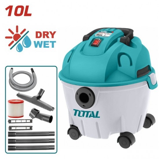 TOTAL ΣΚΟΥΠΑ ΞΗΡΑΣ & ΥΡΓΗΣ ΑΝΑΡ. 1.200W / 10Lt (TVC12101) 