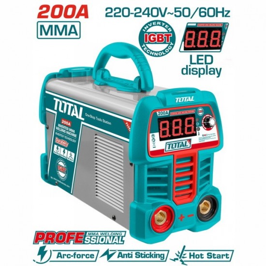TOTAL ΕΠΑΓΓ. ΗΛΕΚΤΡΟΚΟΛΛΗΣΗ INVERTER 230V / 200A (TW220069E) ΗΛΕΚΤΡΟΚΟΛΛΗΣΕΙΣ TOTAL ΕΠΑΓΓ. ΗΛΕΚΤΡΟΚΟΛΛΗΣΗ INVERTER 230V / 200A (TW220069E) ΗΛΕΚΤΡΟΚΟΛΛΗΣΕΙΣ