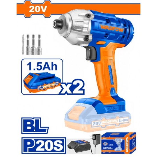 WADFOW ΠΑΛΜΙΚΟ ΚΑΤΣΑΒΙΔΙ ΜΠΑΤ. Li-ion 20V / 1.5Ah / 170Nm / 2 ΜΠΑΤ (WCD2512) ΔΡΑΠΑΝΟΚΑΤΣΑΒΙΔΑ WADFOW ΠΑΛΜΙΚΟ ΚΑΤΣΑΒΙΔΙ ΜΠΑΤ. Li-ion 20V / 1.5Ah / 170Nm / 2 ΜΠΑΤ (WCD2512) ΔΡΑΠΑΝΟΚΑΤΣΑΒΙΔΑ
