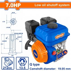 WADFOW ΚΙΝΗΤΗΡΑΣ ΒΕΝΖ. 212cc / 7ΗΡ ΣΦΗΝΑ (WGNAA170Q) WADFOW ΚΙΝΗΤΗΡΑΣ ΒΕΝΖ. 212cc / 7ΗΡ ΣΦΗΝΑ (WGNAA170Q)