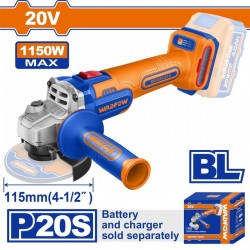 WADFOW ΓΩΝΙΑΚΟΣ ΤΡΟΧΟΣ 115mm ΜΠΑΤ. Li-ion 20V ΧΩΡΙΣ ΜΠΑΤΑΡΙΑ & ΦΟΡΤΙΣΤΗ (WLAPB520) WADFOW ΓΩΝΙΑΚΟΣ ΤΡΟΧΟΣ 115mm ΜΠΑΤ. Li-ion 20V ΧΩΡΙΣ ΜΠΑΤΑΡΙΑ & ΦΟΡΤΙΣΤΗ (WLAPB520)