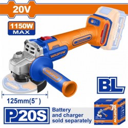 WADFOW ΓΩΝΙΑΚΟΣ ΤΡΟΧΟΣ 125mm ΜΠΑΤ. Li-ion 20V ΧΩΡΙΣ ΜΠΑΤΑΡΙΑ & ΦΟΡΤΙΣΤΗ (WLAPB530) WADFOW ΓΩΝΙΑΚΟΣ ΤΡΟΧΟΣ 125mm ΜΠΑΤ. Li-ion 20V ΧΩΡΙΣ ΜΠΑΤΑΡΙΑ & ΦΟΡΤΙΣΤΗ (WLAPB530)