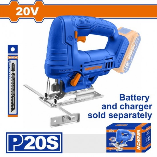 WADFOW ΣΕΓΑ ΜΠΑΤ. Li-ion 20V ΧΩΡΙΣ ΜΠΑΤΑΡΙΑ & ΦΟΡΤΙΣΤΗ (WLS1565) ΣΕΓΕΣ