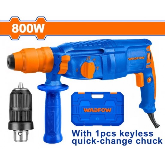 WADFOW ΠΙΣΤΟΛΕΤΟ ΠΕΡΙΣΤΡ. SDS-PLUS 800W ΜΕ ΤΑΧΥΤΣΟΚ (WRH1D26-2) ΔΡΑΠΑΝΑ