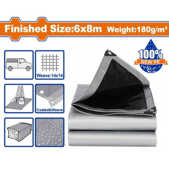 WADFOW ΜΟΥΣΑΜΑΣ ΑΔΙΑΒΡΟΧΟΣ 180gr/m2 6X8m (WTQ8868) ΑΓΡΟΤΙΚΑ-ΚΗΠΟΥ