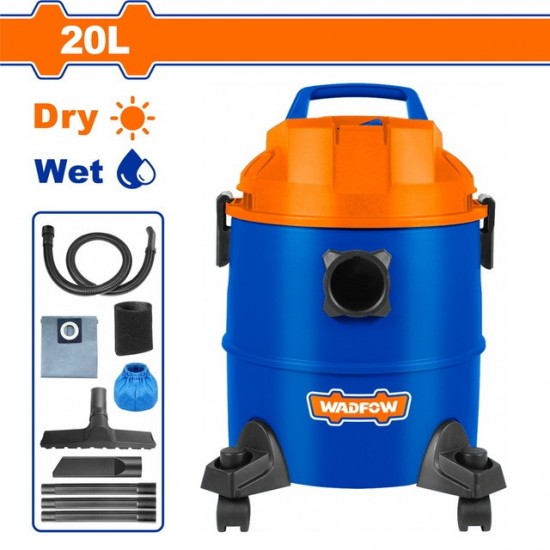 WADFOW ΣΚΟΥΠΑ ΞΗΡΑΣ & ΥΡΓΗΣ ΑΝΑΡ. 1.200W / 20Lit (WVR2A20) ΣΚΟΥΠΑ