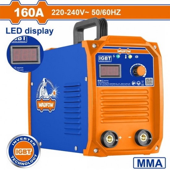 WADFOW ΗΛΕΚΤΡΟΚΟΛΛΗΣΗ INVERTER 230V / 160A-60% (WWD31601) ΗΛΕΚΤΡΟΚΟΛΛΗΣΕΙΣ WADFOW ΗΛΕΚΤΡΟΚΟΛΛΗΣΗ INVERTER 230V / 160A-60% (WWD31601) ΗΛΕΚΤΡΟΚΟΛΛΗΣΕΙΣ