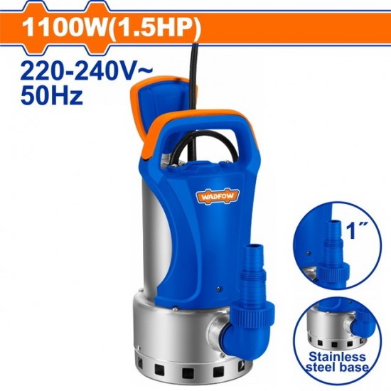 WADFOW ΥΠΟΒΡΥΧΙΑ ΑΝΤΛΙΑ ΑΚΑΘΑΡΤΩΝ ΥΔΑΤΩΝ INOX 1.100W (WWPFW041) ΥΠΟΒΡΥΧΙΑ ΑΝΤΛΙΑ