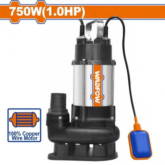 WADFOW ΥΠΟΒΡΥΧΙΑ ΑΝΤΛΙΑ ΛΥΜΑΤΩΝ ΙΝΟΧ Β.Τ 750W (WWPWA03) ΥΠΟΒΡΥΧΙΑ ΑΝΤΛΙΑ