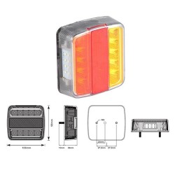 ΦΩΤΑ ΣΤΟΠ ΡΥΜΟΥΛΚΟΥΜΕΝΟΥ LED ΒΙΔΩΤΑ AgroEquip