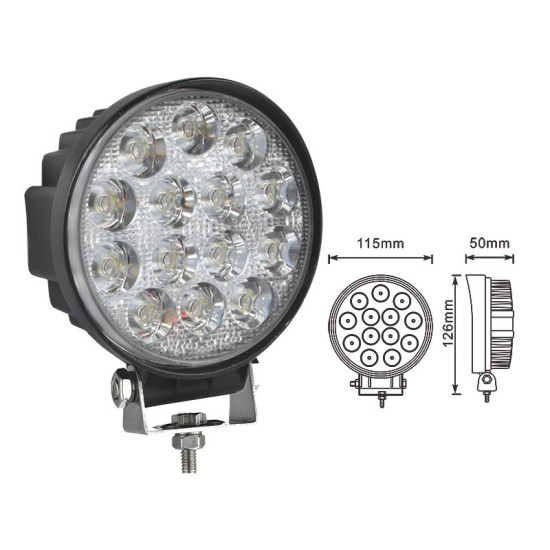 ΠΡΟΒΟΛΕΑΣ LED ΕΡΓΑΣΙΑΣ ΣΤΡΟΓΓΥΛΟΣ 42W 14 LED AgroEquip ΦΑΡΟΙ & ΠΡΟΒΟΛΕΙΣ LED ΠΡΟΒΟΛΕΑΣ LED ΕΡΓΑΣΙΑΣ ΣΤΡΟΓΓΥΛΟΣ 42W 14 LED AgroEquip ΦΑΡΟΙ & ΠΡΟΒΟΛΕΙΣ LED